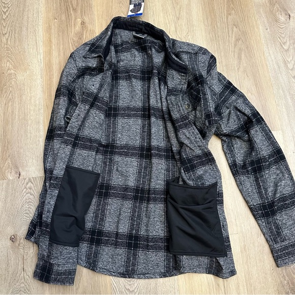 NWT Colorado Clothing Black and Gray Plaid Flannel Shirt - Picture 4 of 9